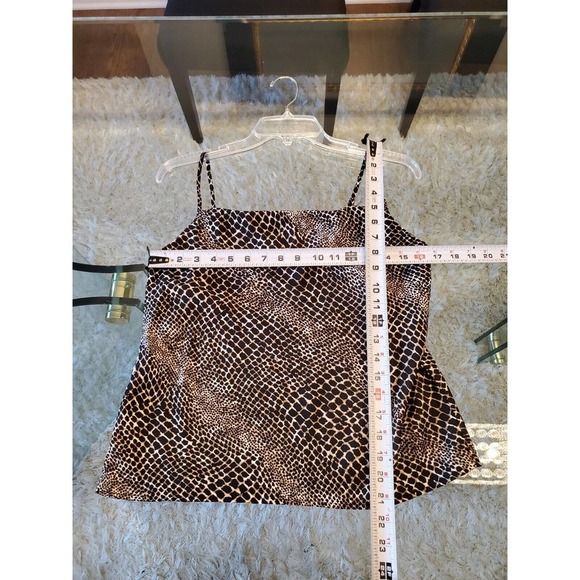 Banana Republic Women's Multicolor Snack Print Square Neck Sleeve Top Blouse PS - Picture 9 of 9